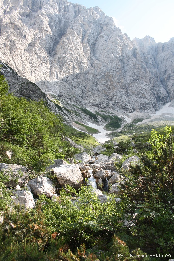 Górna część doliny Vrata