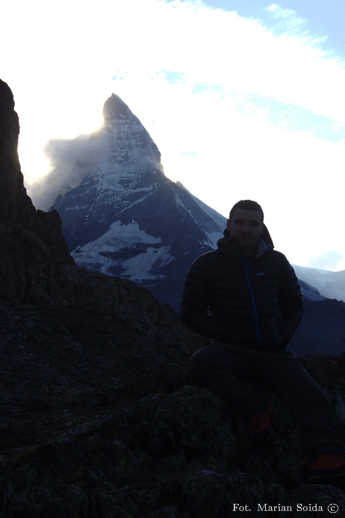 Portret Pawła z Matterhornem