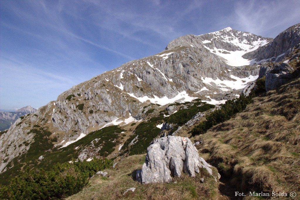 Widok na Grintowiec z nad Kokrskiej Przełęczy