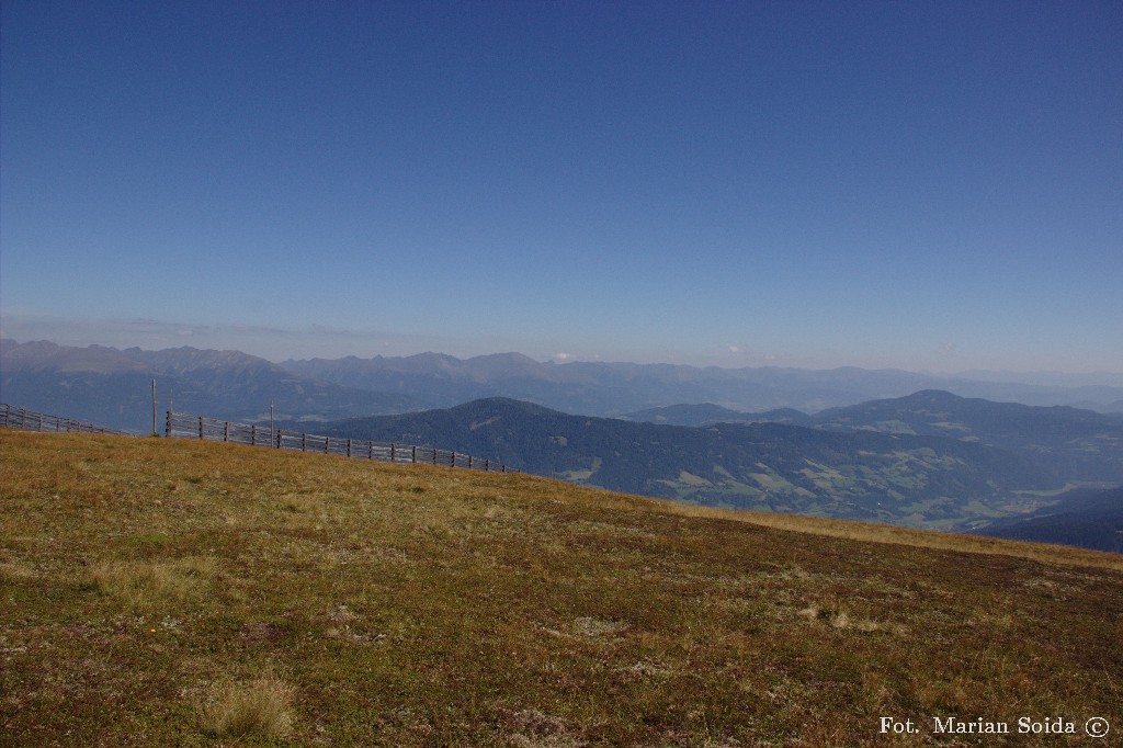 Widok z Kreischberg na Niskie Taury