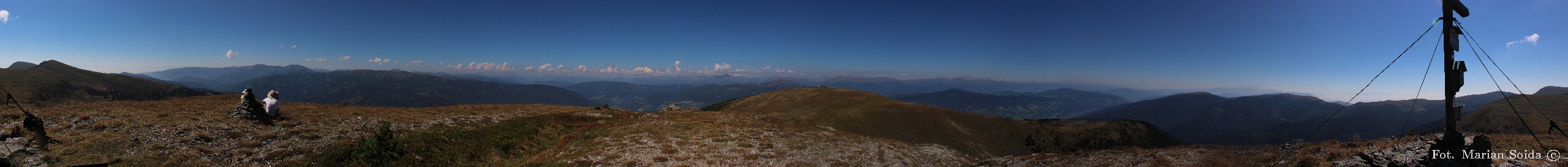Panoramka ze szczytu Kirbisch