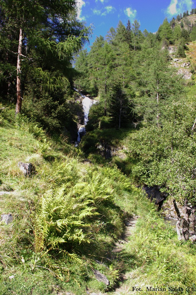 Wodospad na Göriachbach