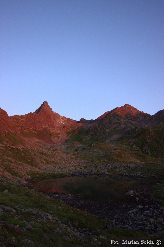 Wschód Słońca pod Niederelbehütte