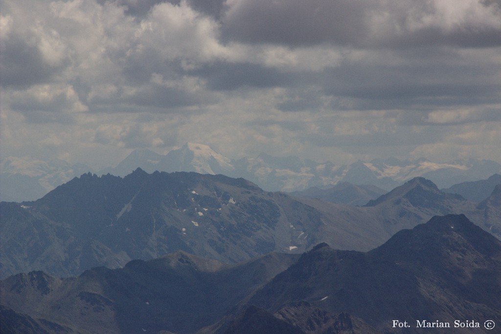 Widok na Piz Bernina z Hoher Riffler