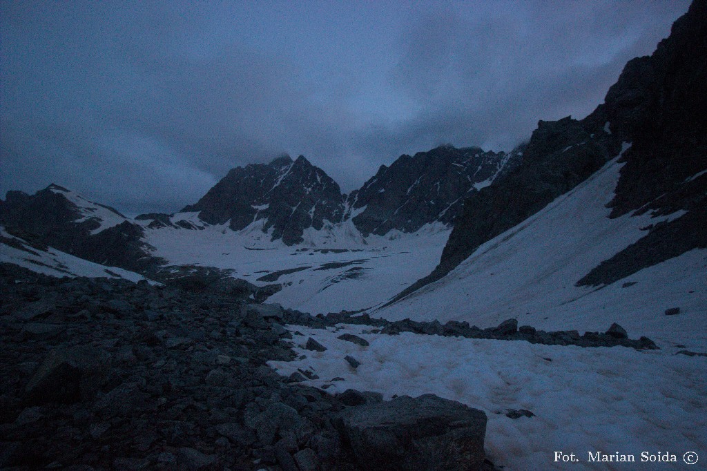 Pizzo Roseg, Monte Scerscen z Passo Marinelli