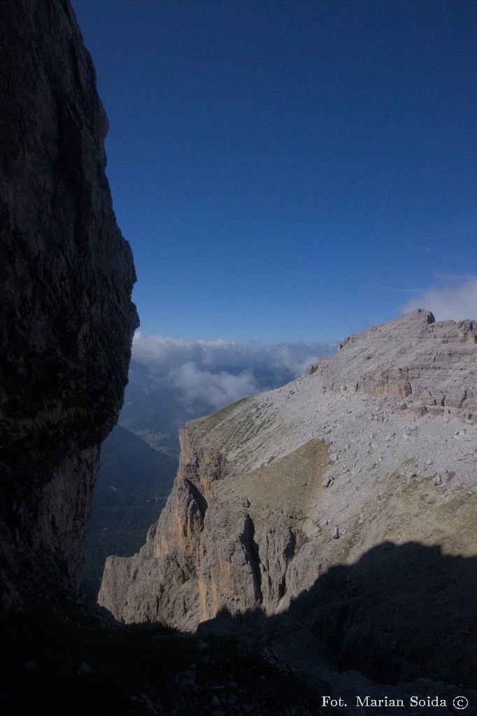 Piz Chiavazes nad Doliną Lasties