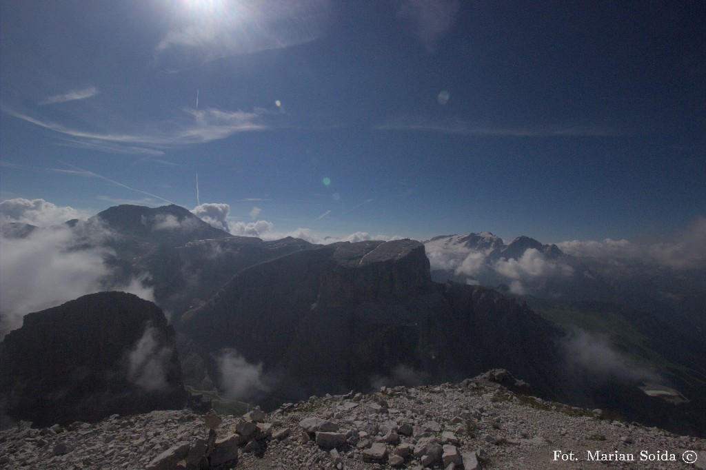 Piz Boe, Sas Pordoi, Marmolada z Piz Selva