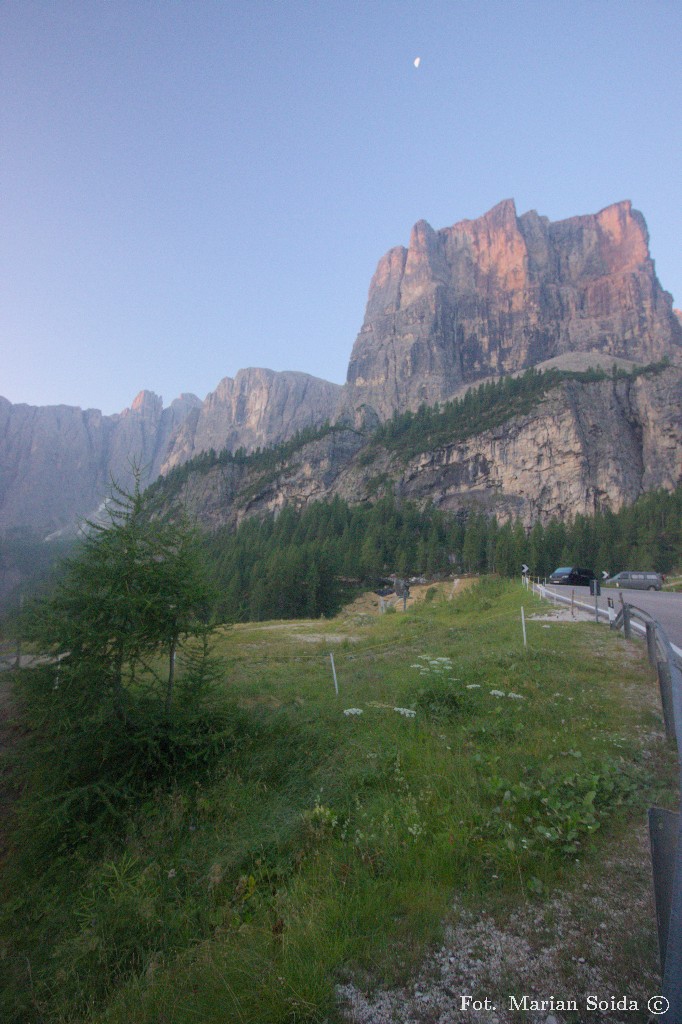 Torre Brunico z parkingu