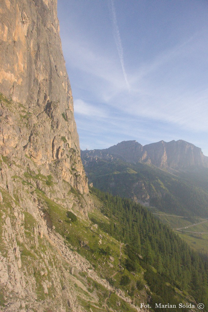 Widok na Gran Cir z ferraty