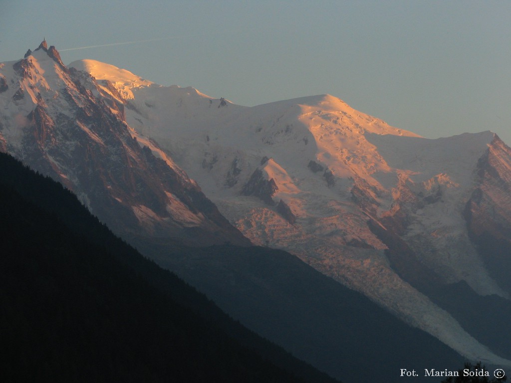 Mt. Blanc z Argentiere