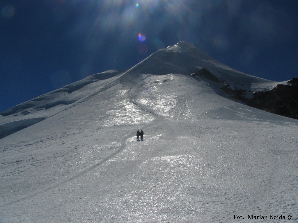Mt. Blanc od schronu Vallot