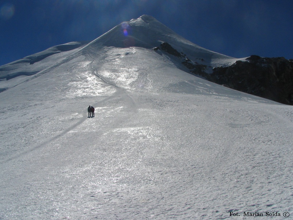 Mt. Blanc od schronu Vallot