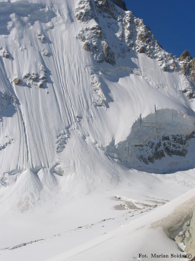 Aig. d'Argentiere z Glacier de Saleina