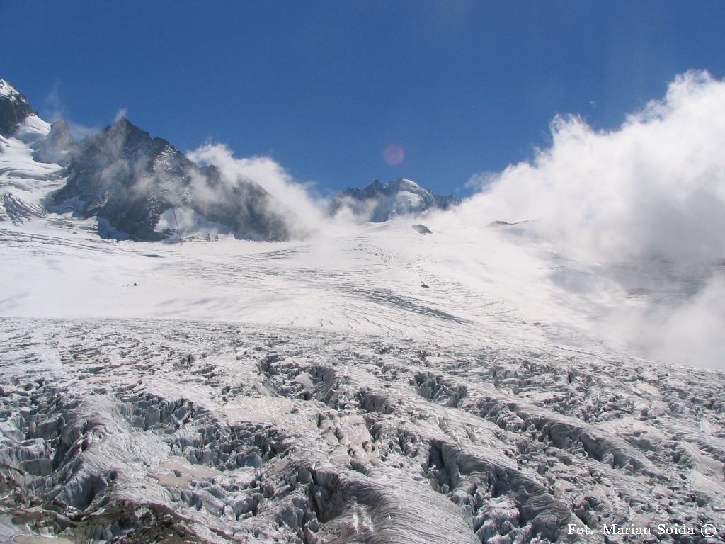 Glacier du Tour ze schroniska Albert I