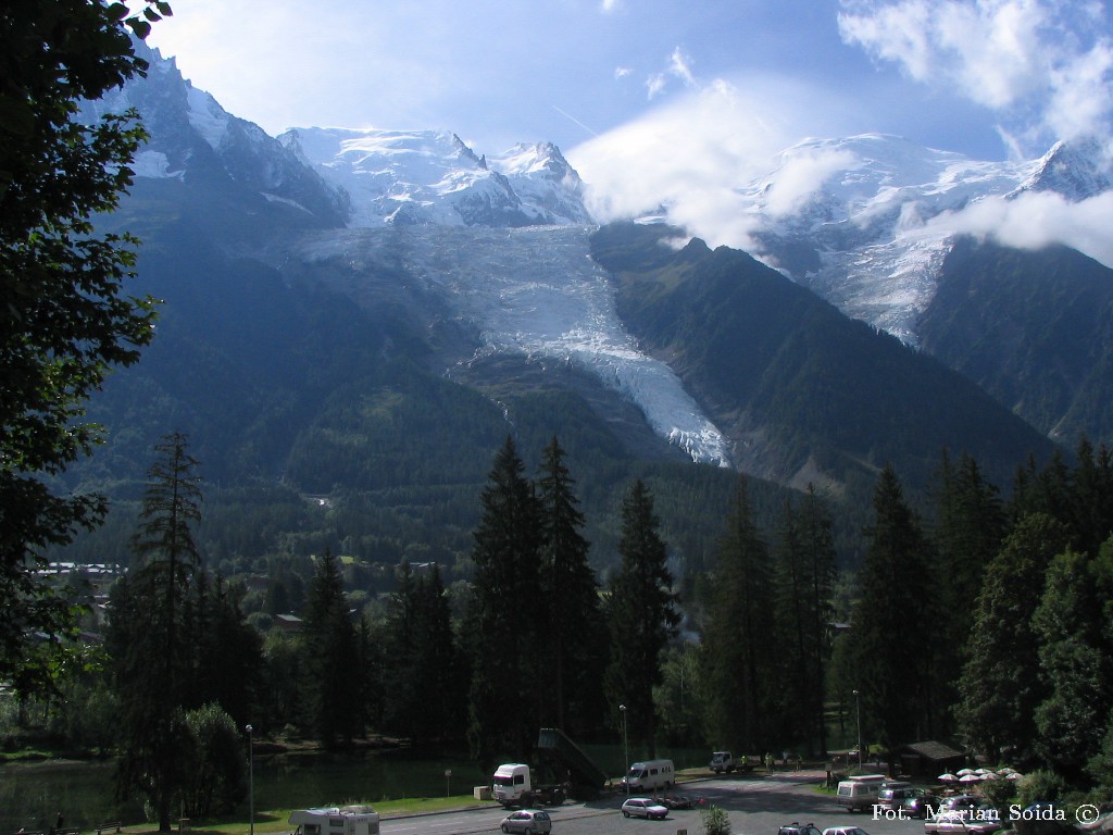 Mt. Blanc pod skałki ćwiczeniowej