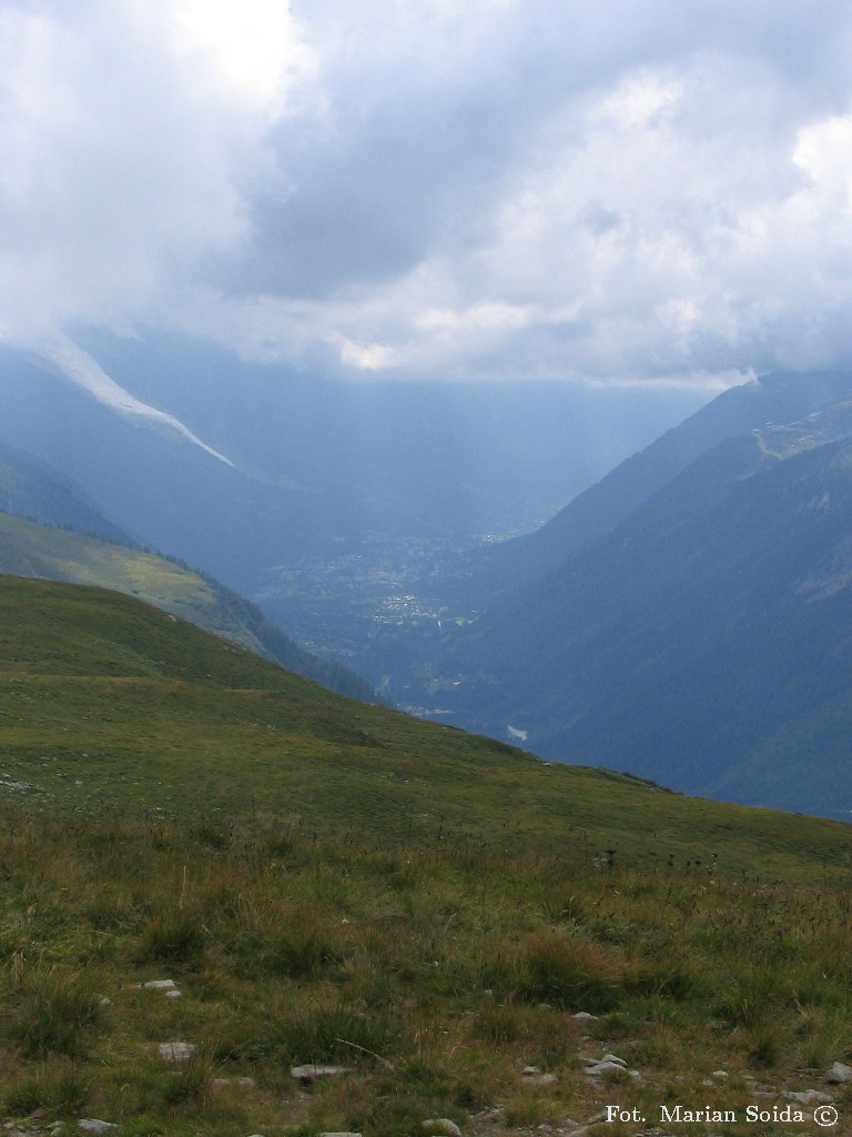 Dolina Chamonix od wschodu