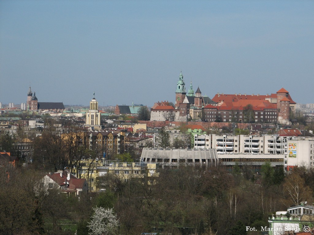 Widok na Wawel z Zakrzówka