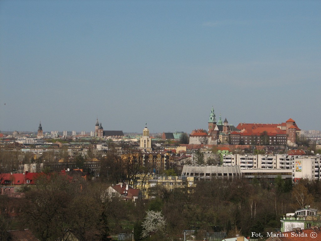 Widok na Stare Miasto z Zakrzówka