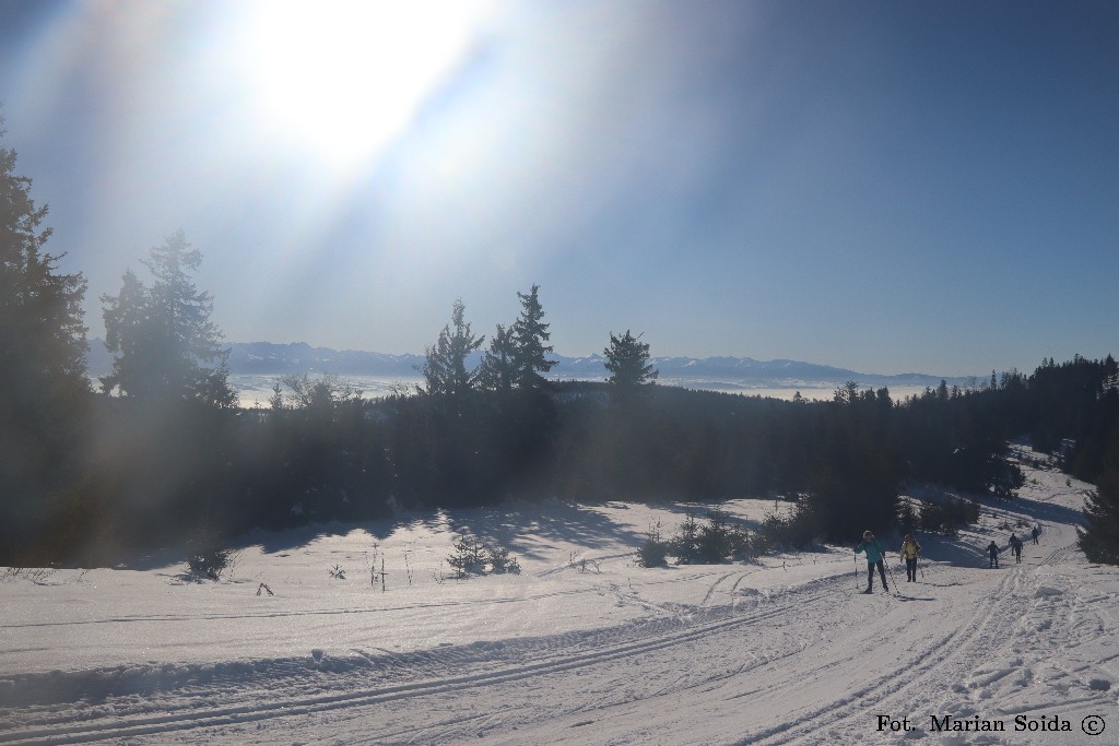 Biegówkarze przy Rozdzielu