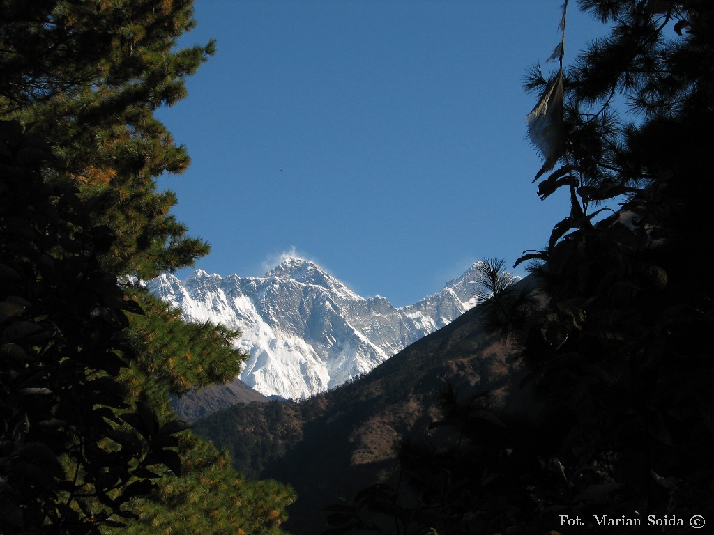 Ostani widok na Everest (8848)