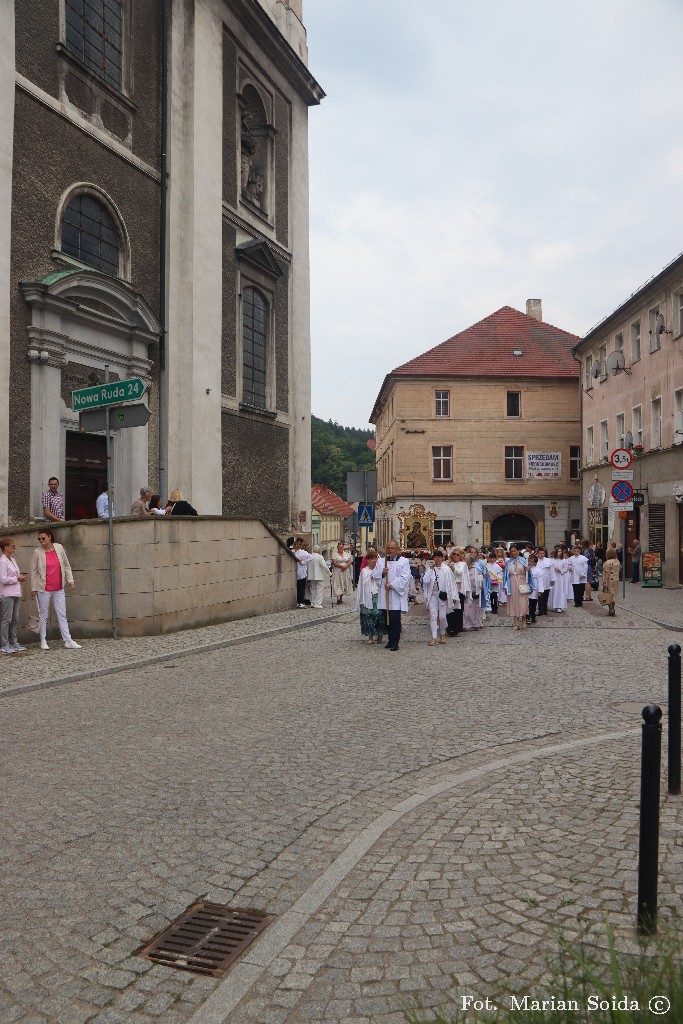 Napotkana bożociałowa procesja