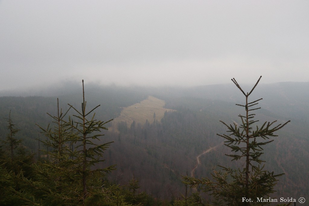 Hala Barania spod szczytu