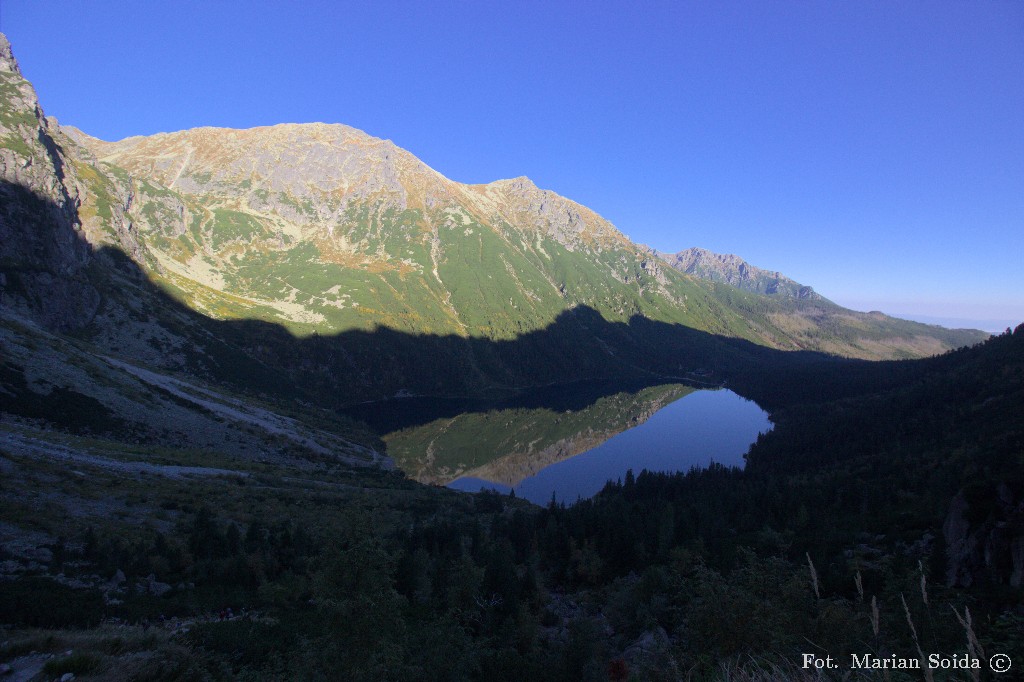 Miedziane, Opalony Wierch i Morskie Oko z nad Czarnego Stawu