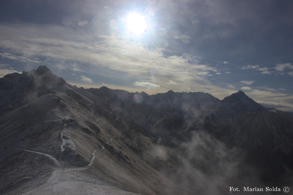 Wysokie Tatry z Kasprowego Wierchu