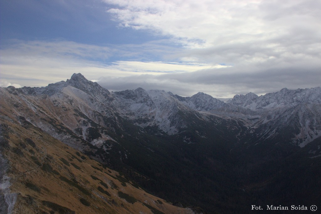 Wysokie Tatry spod Goryczkowej Czuby