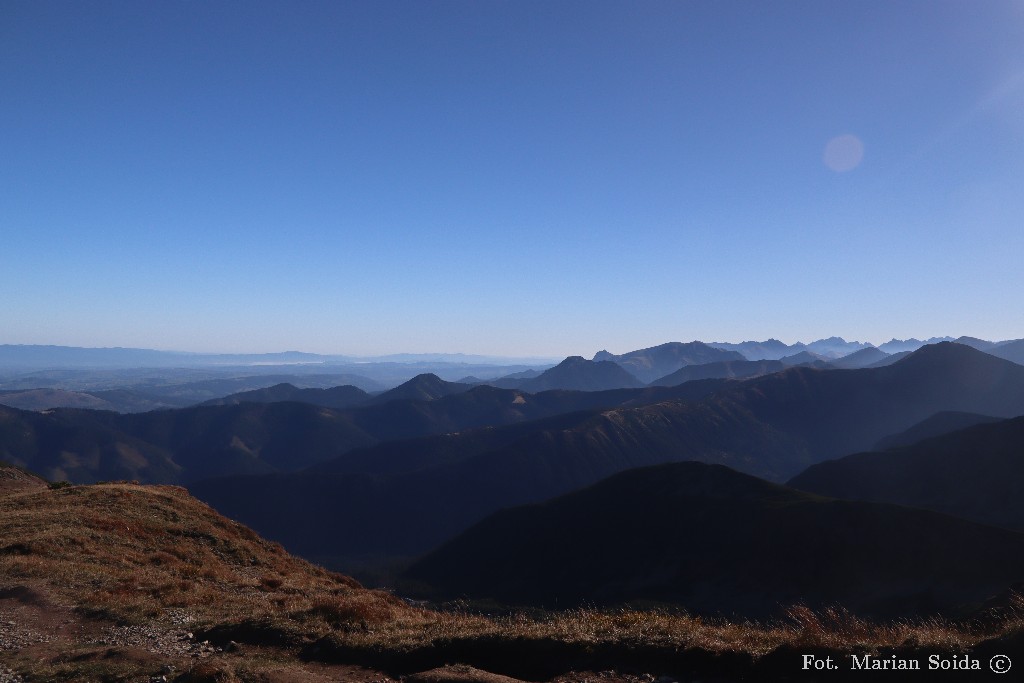 Widok na Wysoke Tatry z Salatynu