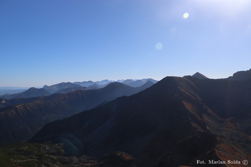 Wysokie Tatry, Spalona, Gruba Kopa z Salatynu