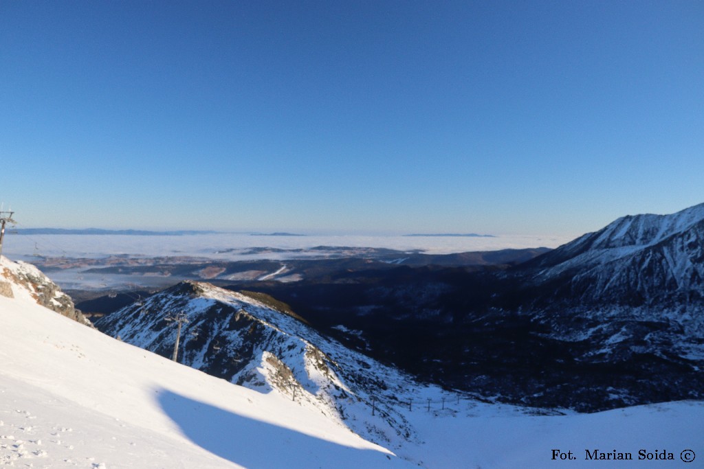 Podhale za Doliną Gąsienicową z Kasprowego Wierchu