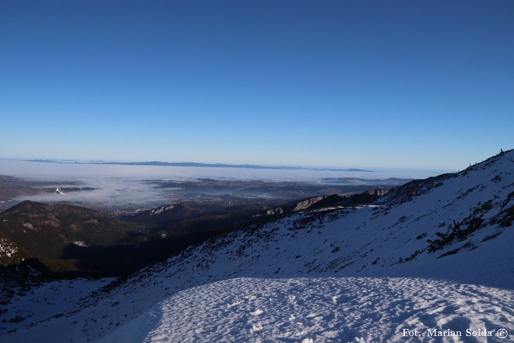 Podhale z Goryczkowej Przełęczy Świńskiej