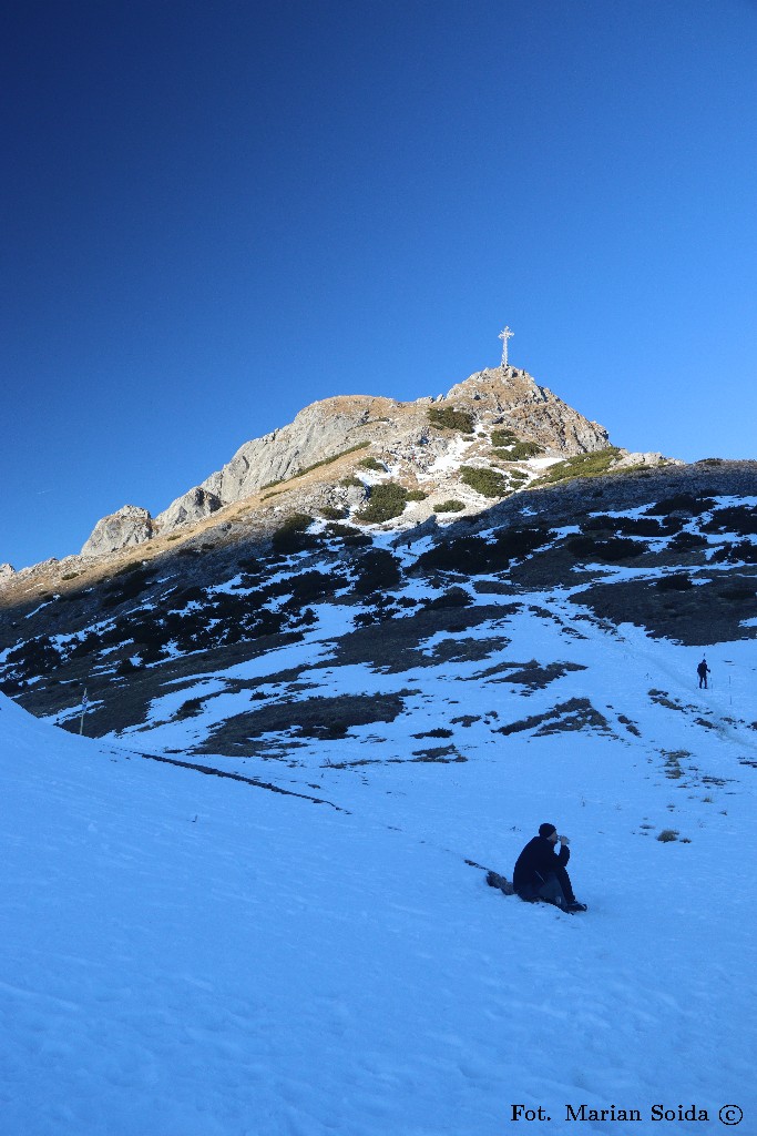 Giewont z Wyżniej Kondrackiej Przełęczy