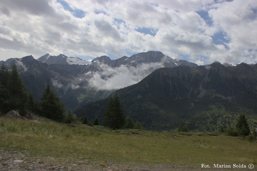 Grupa Presanella z nad Passo Tonale