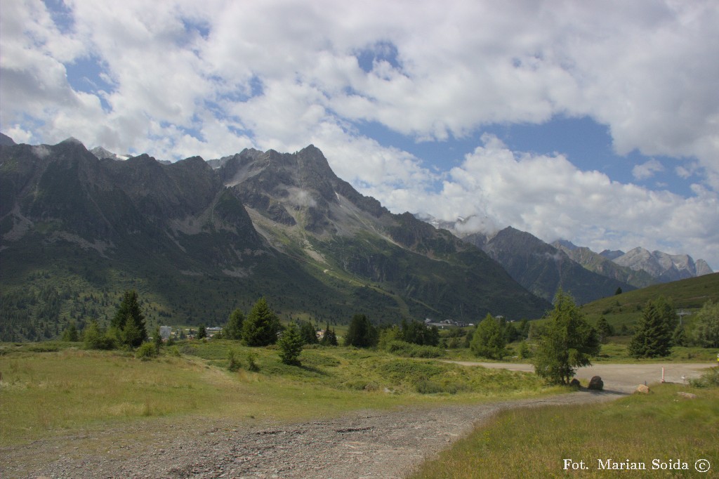 Grupa Adamello z nad Passo Tonale