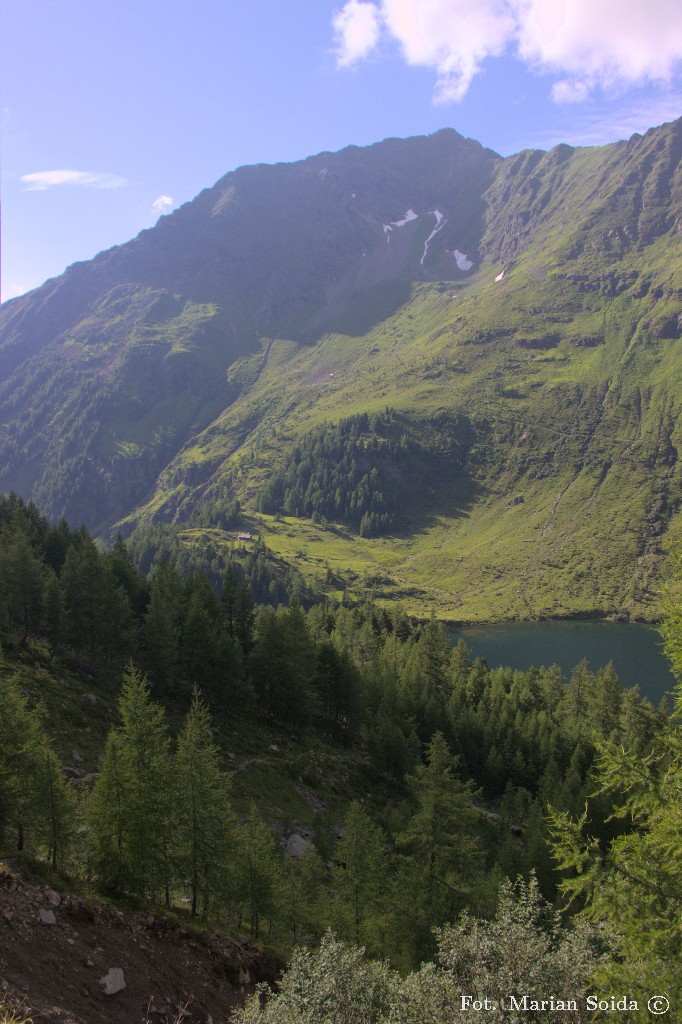 Unterer Landschitzsee pod górką Zischken