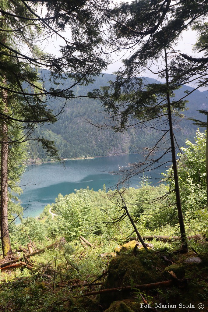 Widok na Gossausee z podejścia