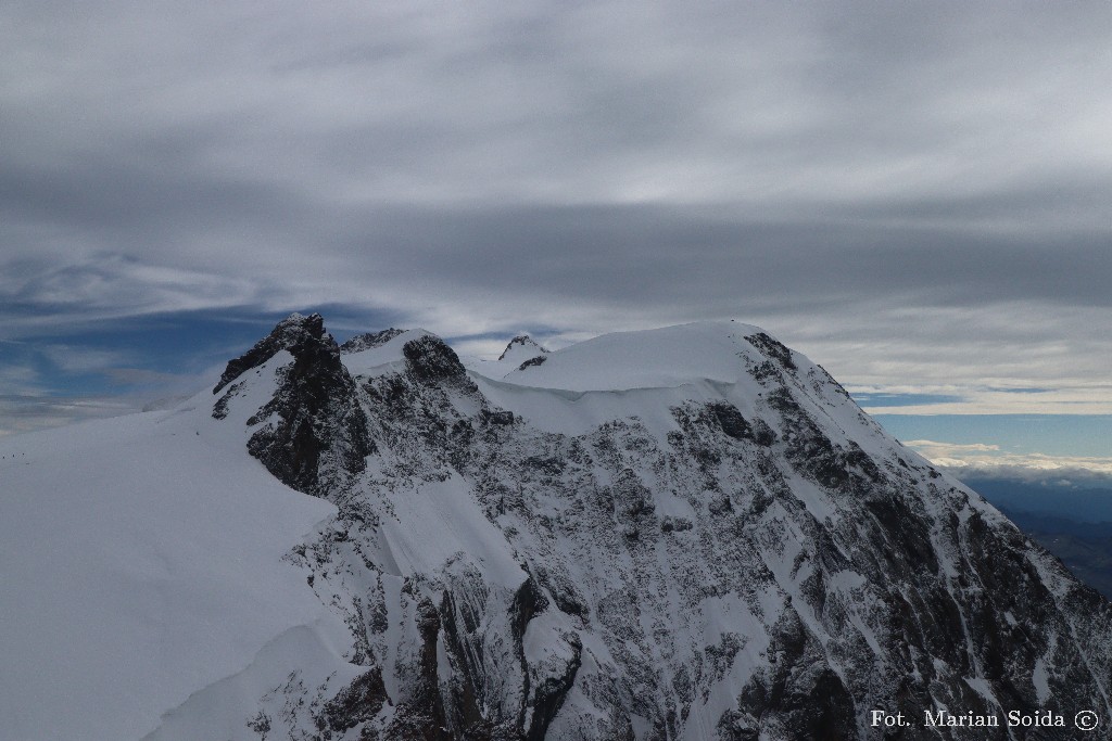 Schwarzhorn, Ludwigshöhe, Zumsteinspitze, Parrotspitze z Piramide Vincent