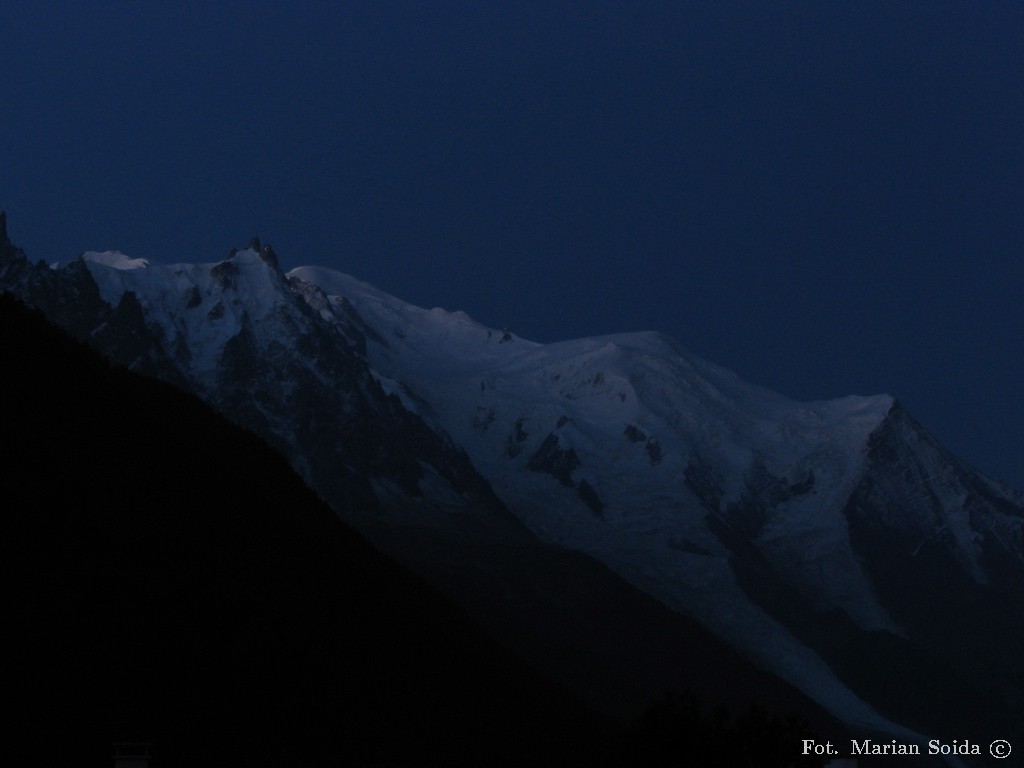 Mt. Blanc z Argentiere