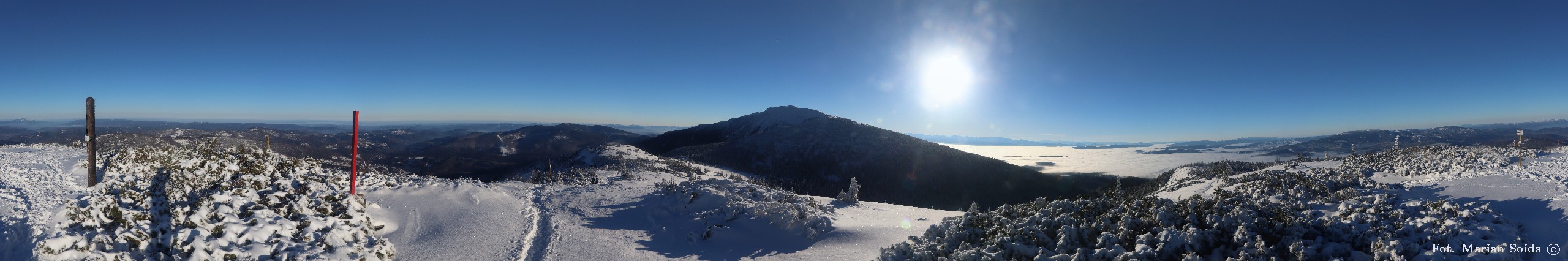 Panorama z Małej Babiej Góry