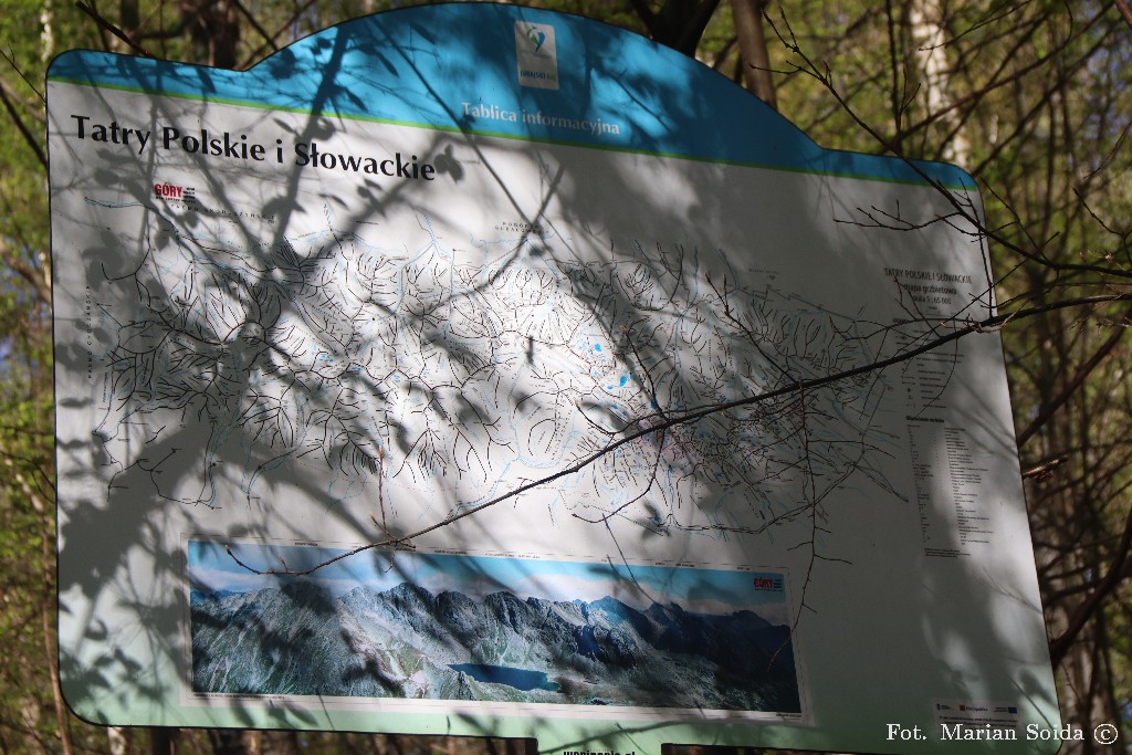 Stosowna tablica informacyjna