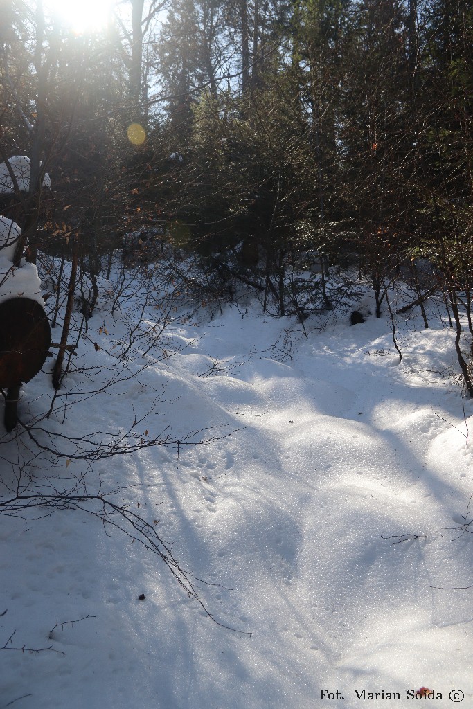 Podejście po schodach pod Kopieniec
