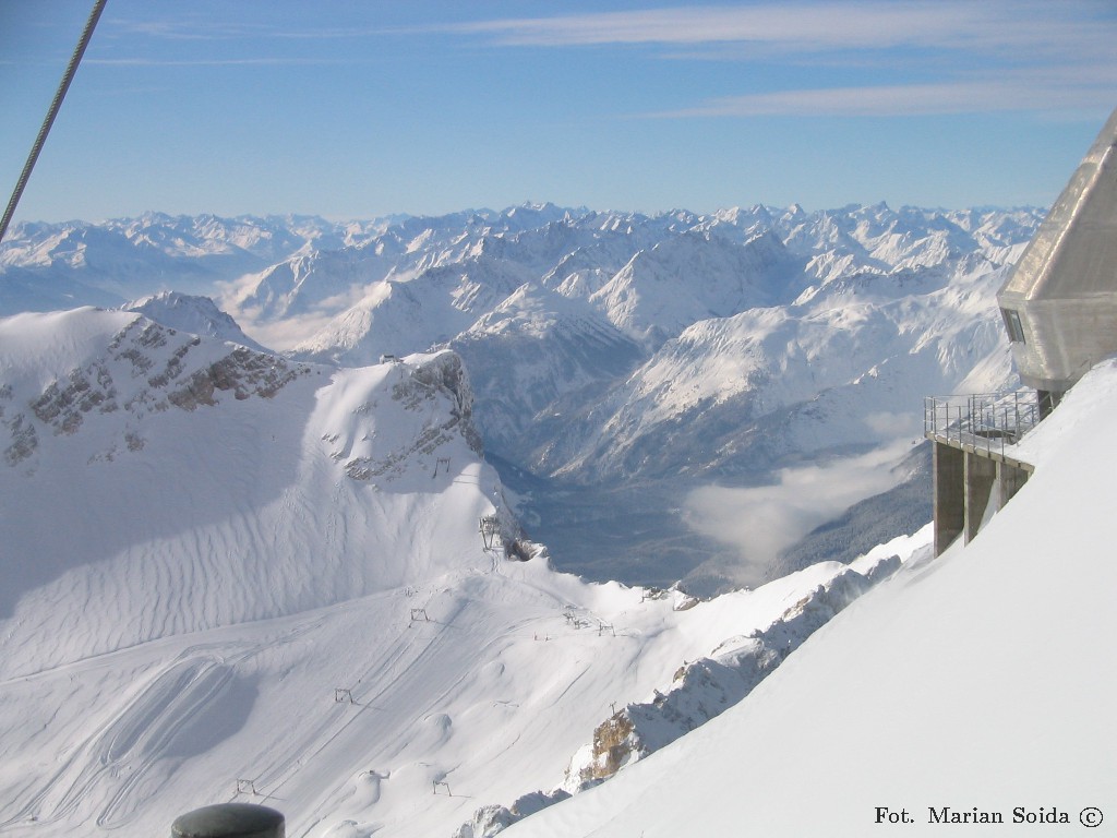 Trasy narciarskie na Zugspitze