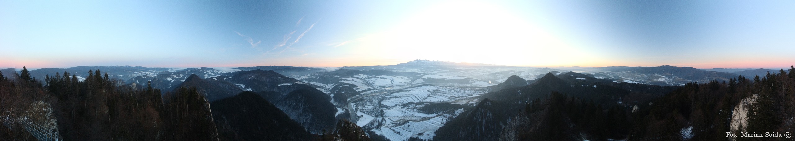 Panorama z Okrąglicy