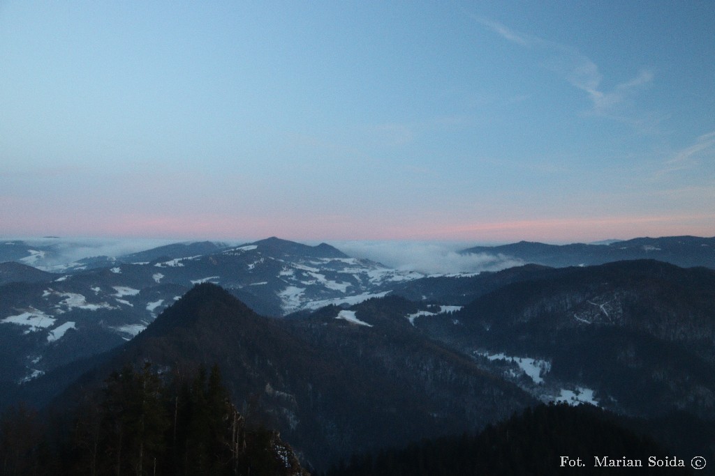 Małe Pieniny z Okrąglicy