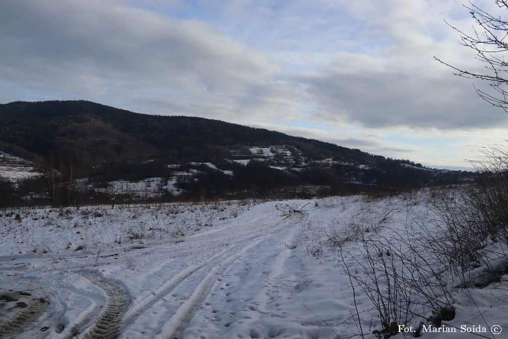 Szczebel, Przełęcz Glisna z nad Tenczyna