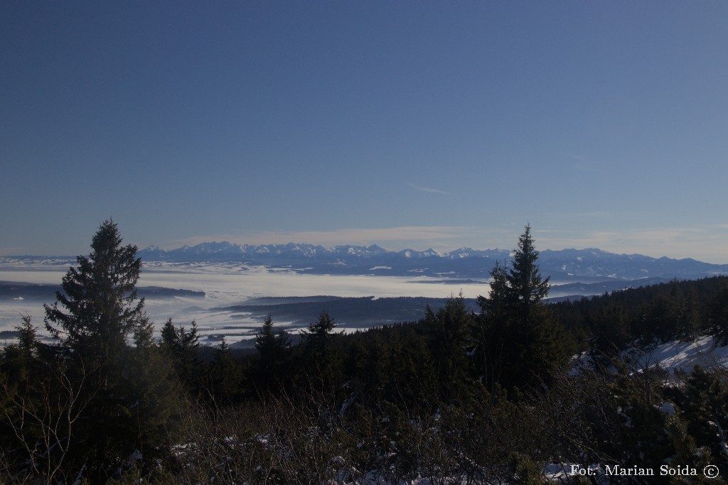 Tatry raz jeszcze - z kopuły szczytowej Pilska