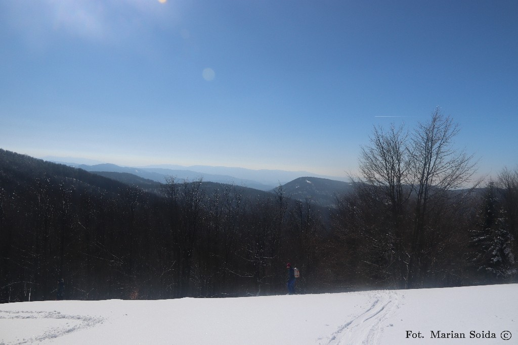 Pierwszy zjazd w kierunku Szczawnika