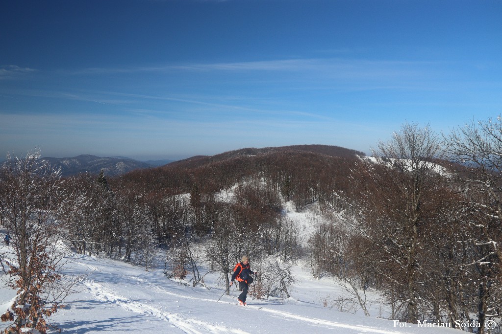 Spod Szczawnika widok na Małe Jasło